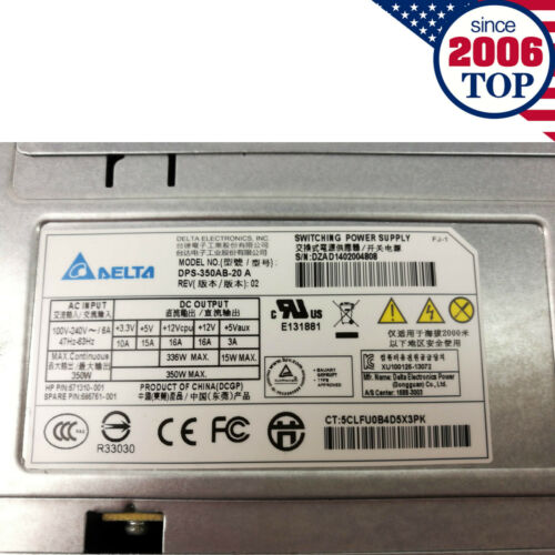 Fonte HP ProLiant ML310e G8 24 Pin 350W ATX Power Supply DPS-350AB-20 A 671310-001 - MFerraz Tecnologia