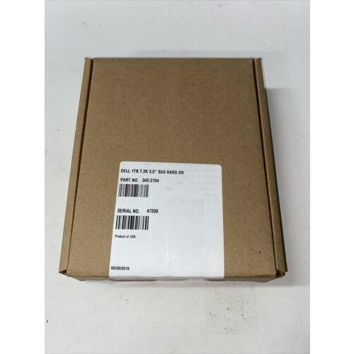 Disco DELL 342-2104 1TB HARD DRIVE - Unused Spare With Hot Swap Tray, SAS HDD 7.2K RPM - MFerraz Tecnologia