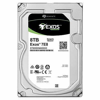 Seagate Exos ST8000NM0055 8TB 256MB 3.5" SATA 6GB/s 7200RPM Enterprise HDD 651307111724 - AloinfoUSA