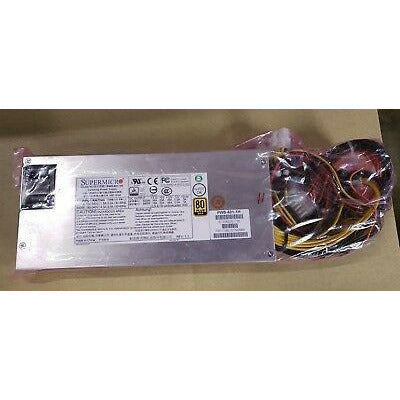 SuperMicro PWS-601-1H 600W 1U Multi output Server Power Supply 80PLUS gold - AloinfoUSA