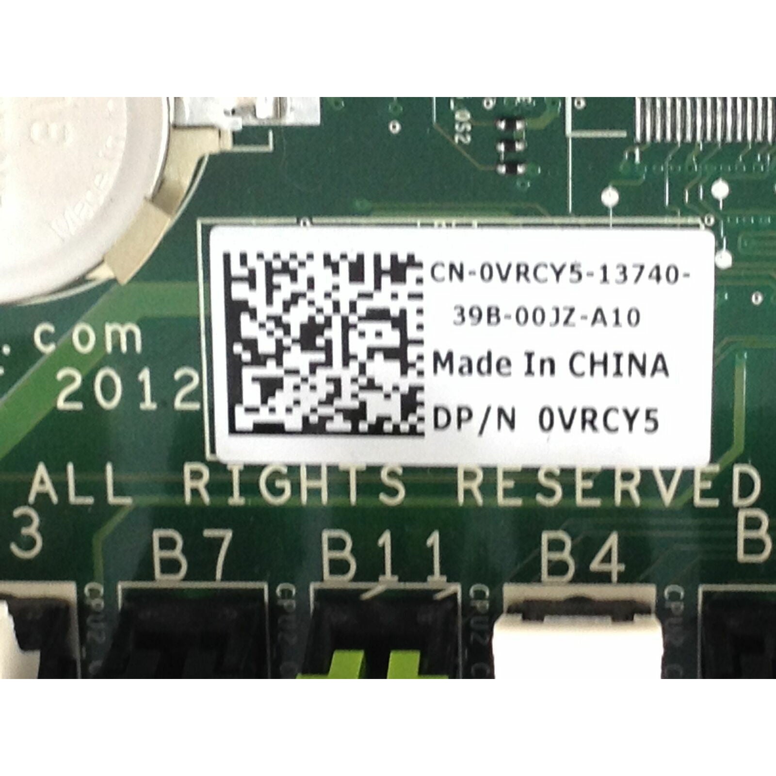 VRCY5 DELL POWEREDGE R720XD SC8000 SYSTEM BOARD 0VRCY5 Placa - AloinfoUSA