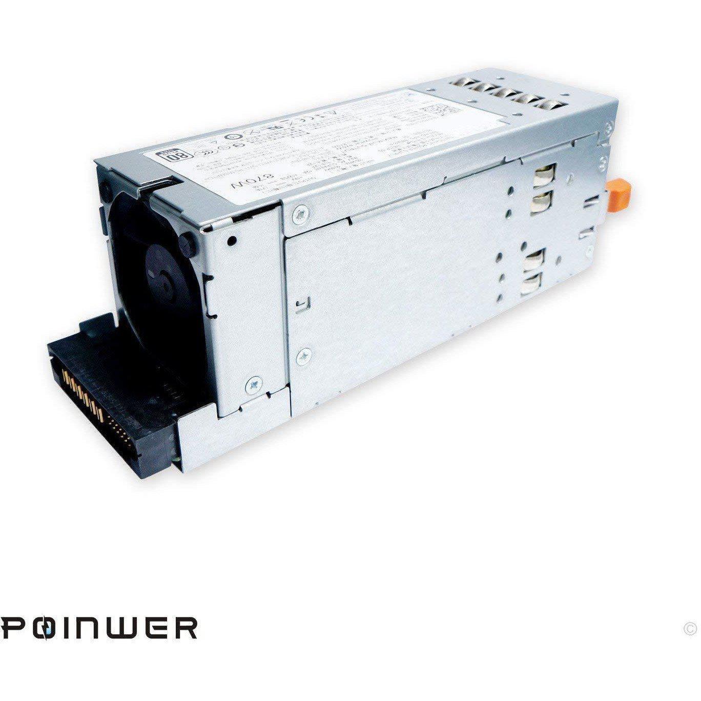 YFG1C 870W Server Power Supply for Dell PowerEdge R710 T610 for Dell PowerVault NX3000 DL2100 Compatible Part Number 3257W D263K 7NVX8 VT6G4 PT164 N870P-S0 NPS-885AB A870P-00 - AloinfoUSA