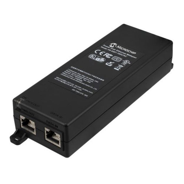 Microchip PD-9501-10GC/AC-US 1-Port 60W 802.3bt PoE Midspan