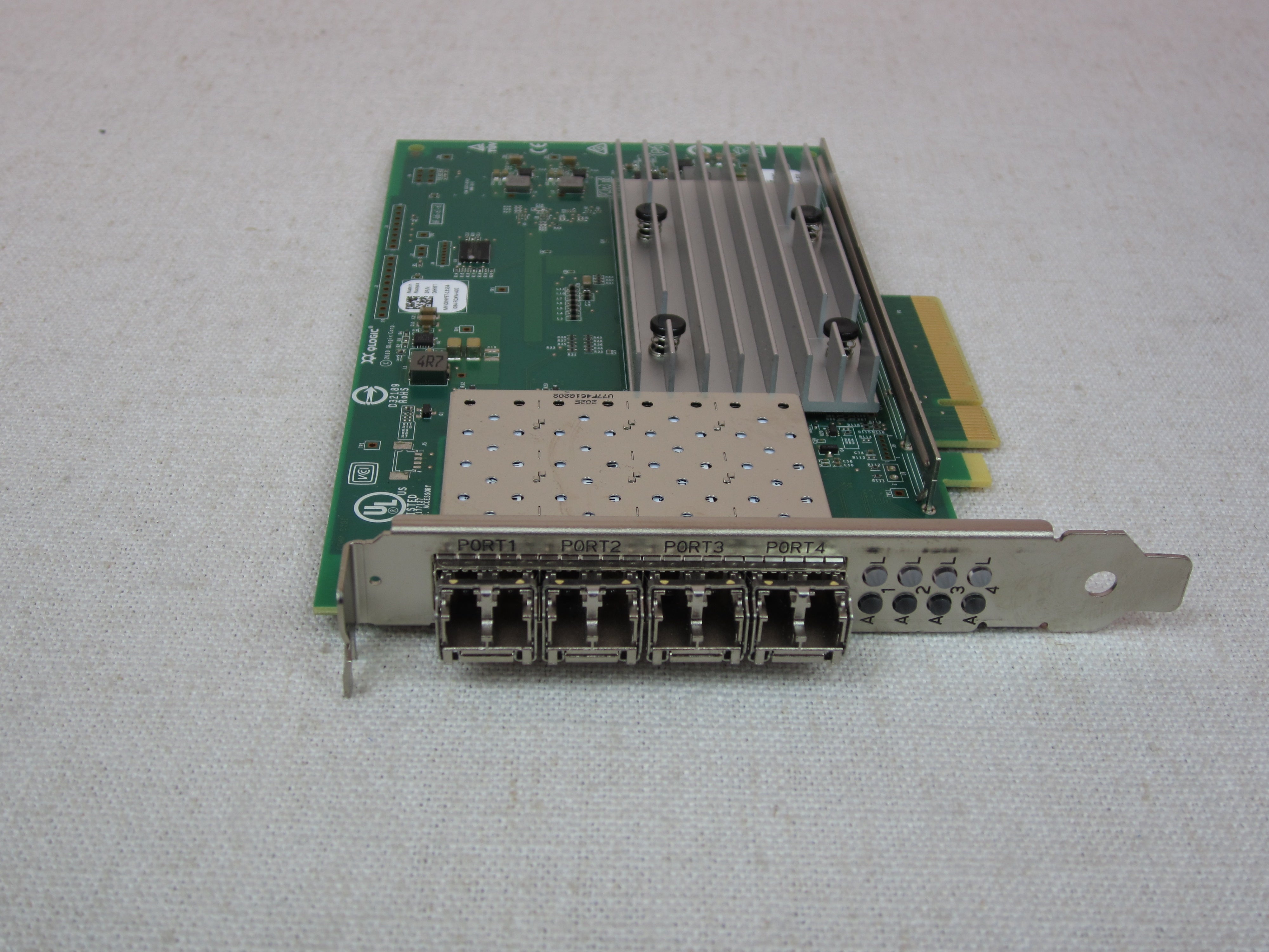 Dell 0HY9T QLogic QL41164 Quad Port 10G SFP+ Network Adapter