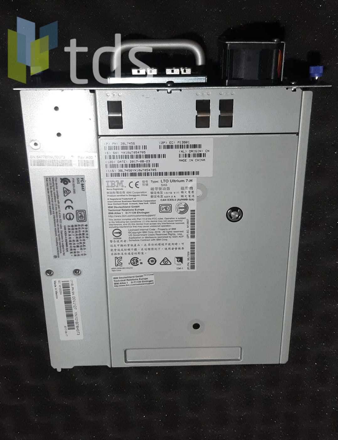 00VJ127 38L7456 38L7509 3573-8448 IBM LTO7 HH SAS MODULE FOR TS3100