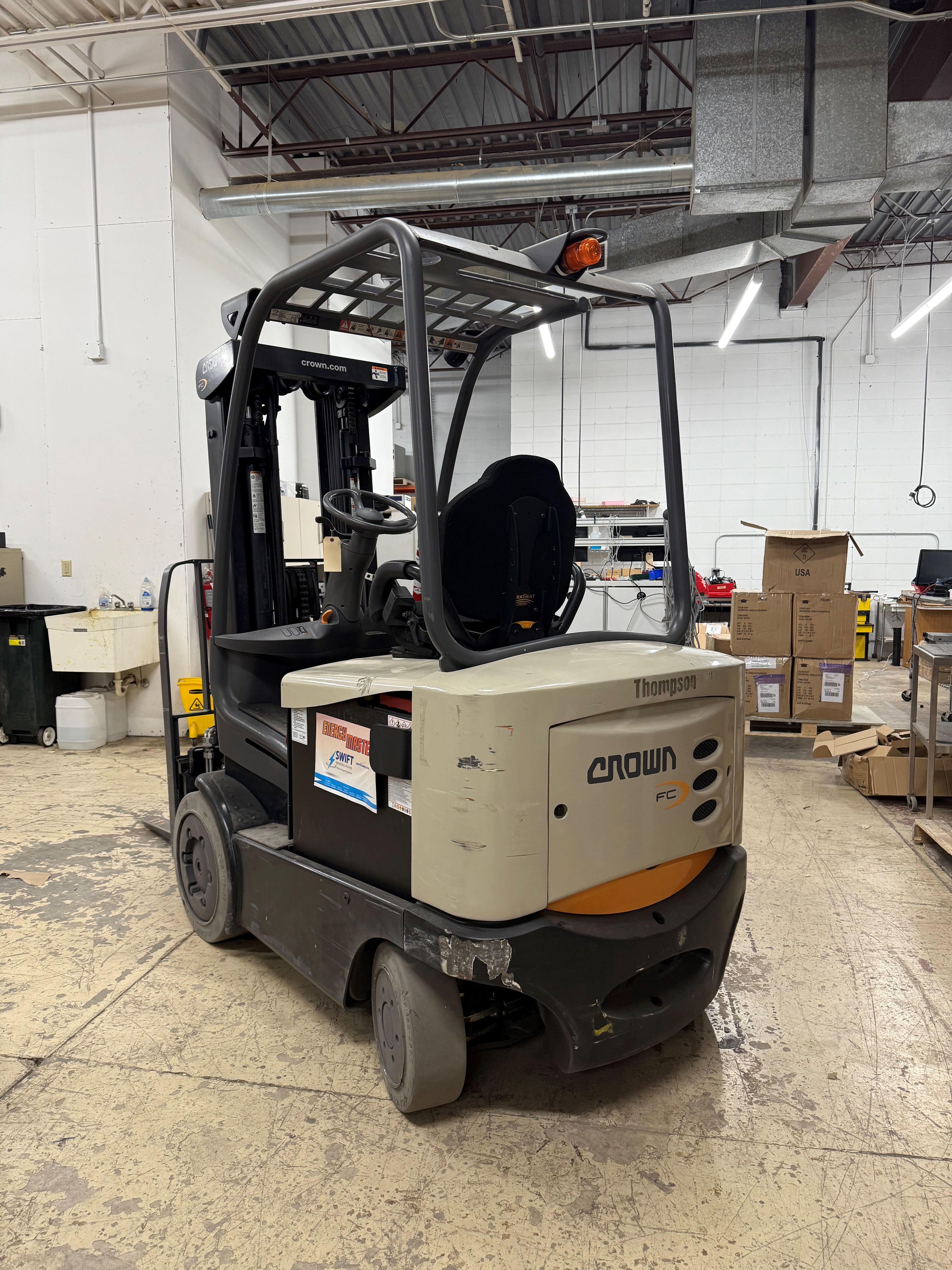 Crown FC5215-50 Electric Forklift Sit-down rider lift | Odometer 1150