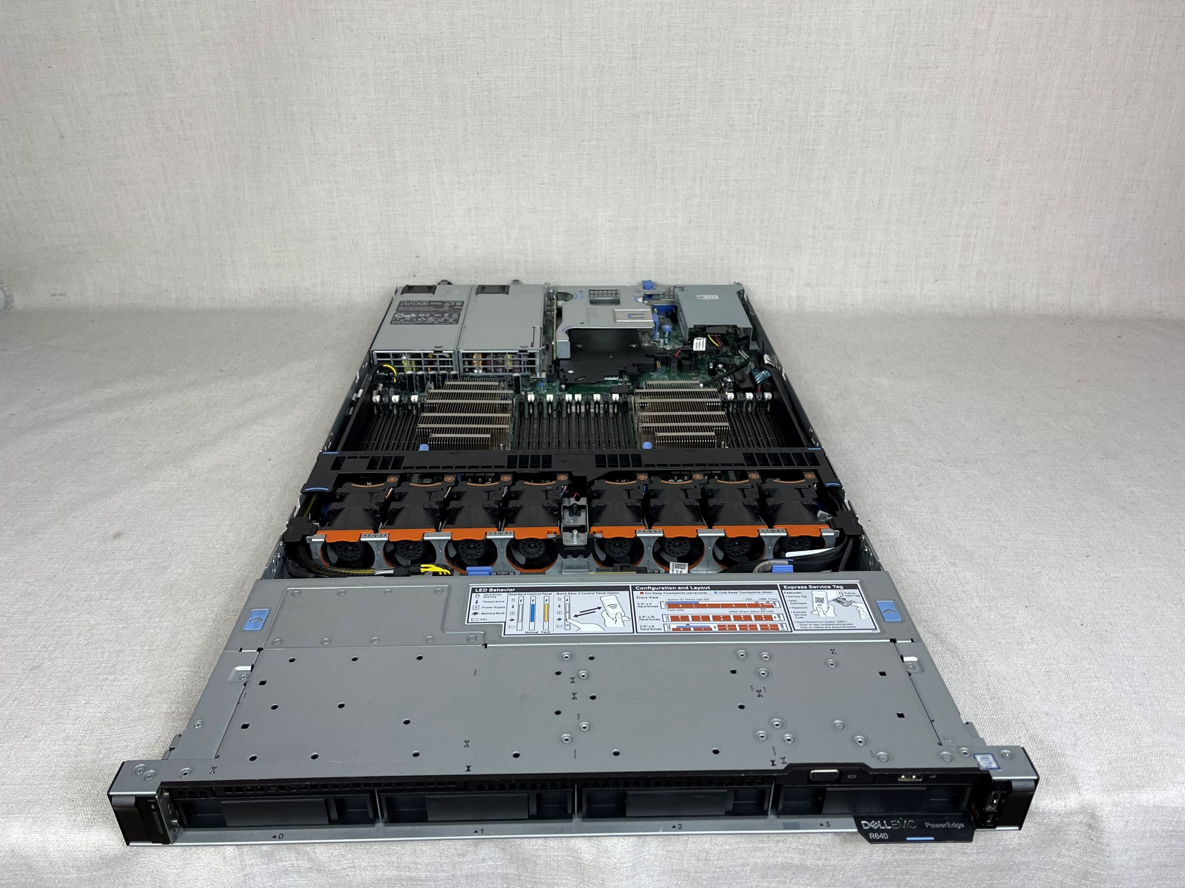 Dell PowerEdge R640 4x 3.5” 1U Server 2x 16 Core Gold 6142 @ 2.6GHz 768GB H330
