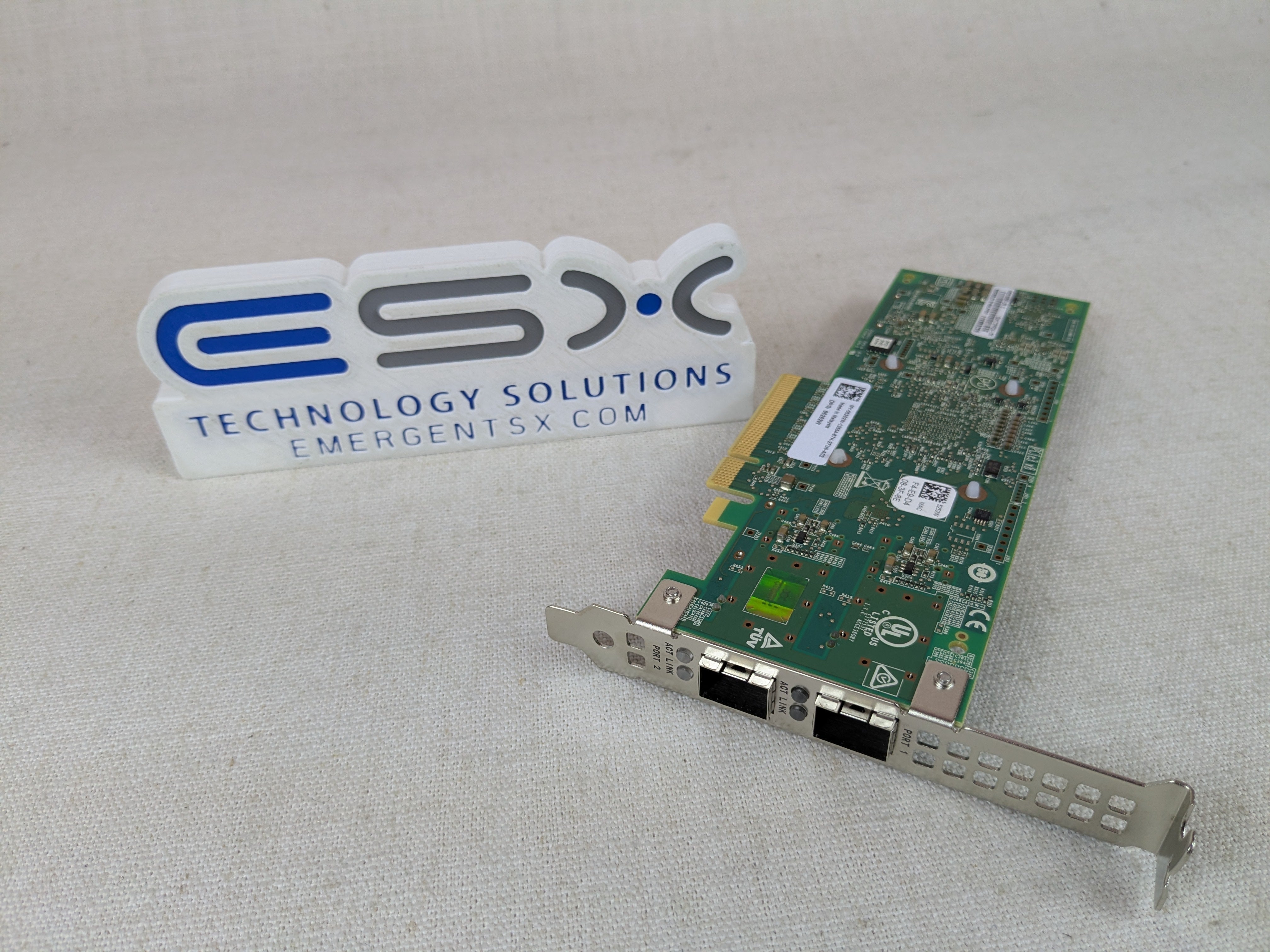Dell 5252W QLogic QL41112 Dual Port 10G SFP+ Network Adapter Full Height