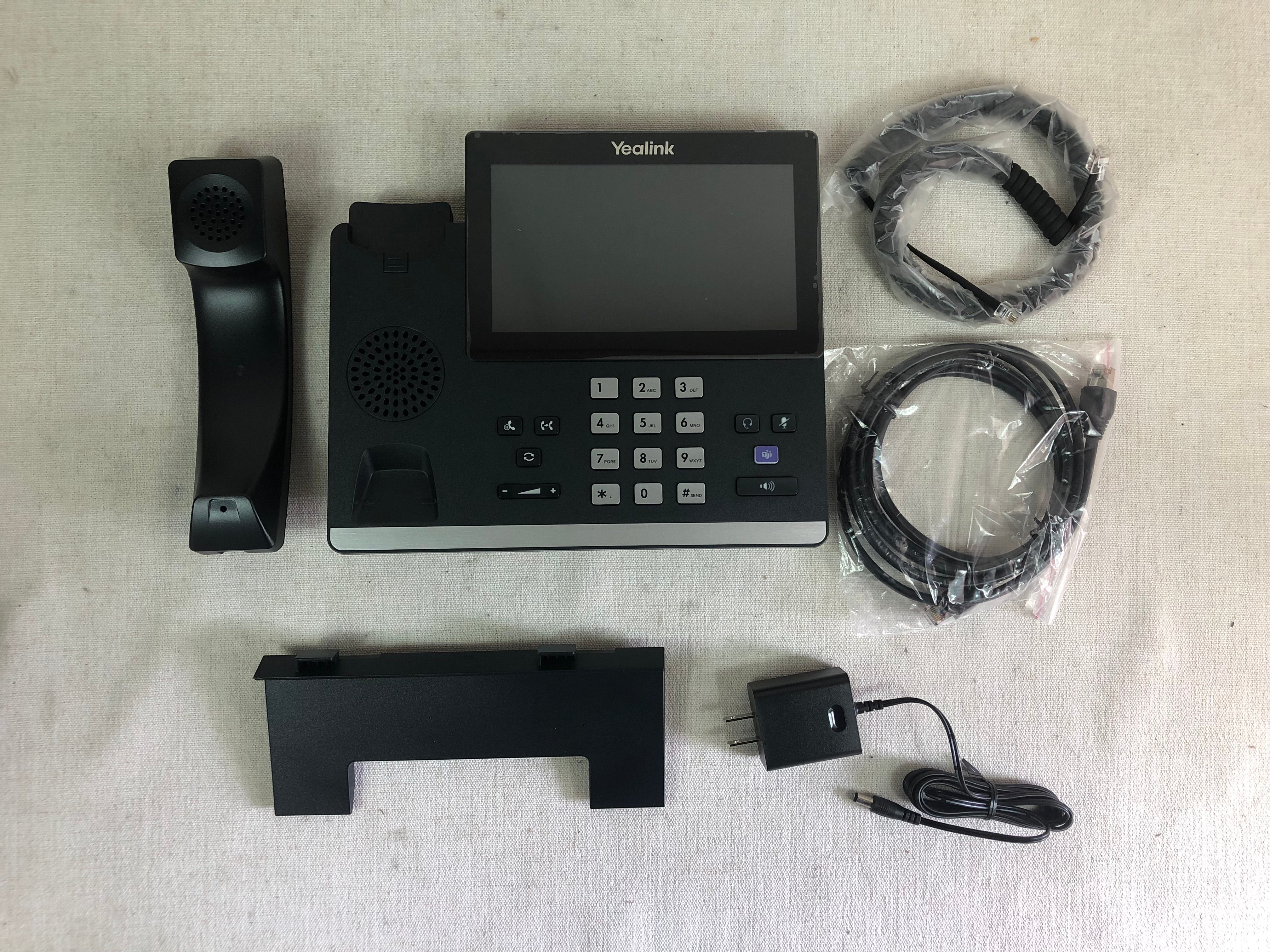 Yealink MP56 IP Phone Compatible with Microsoft Teams 5V adapter