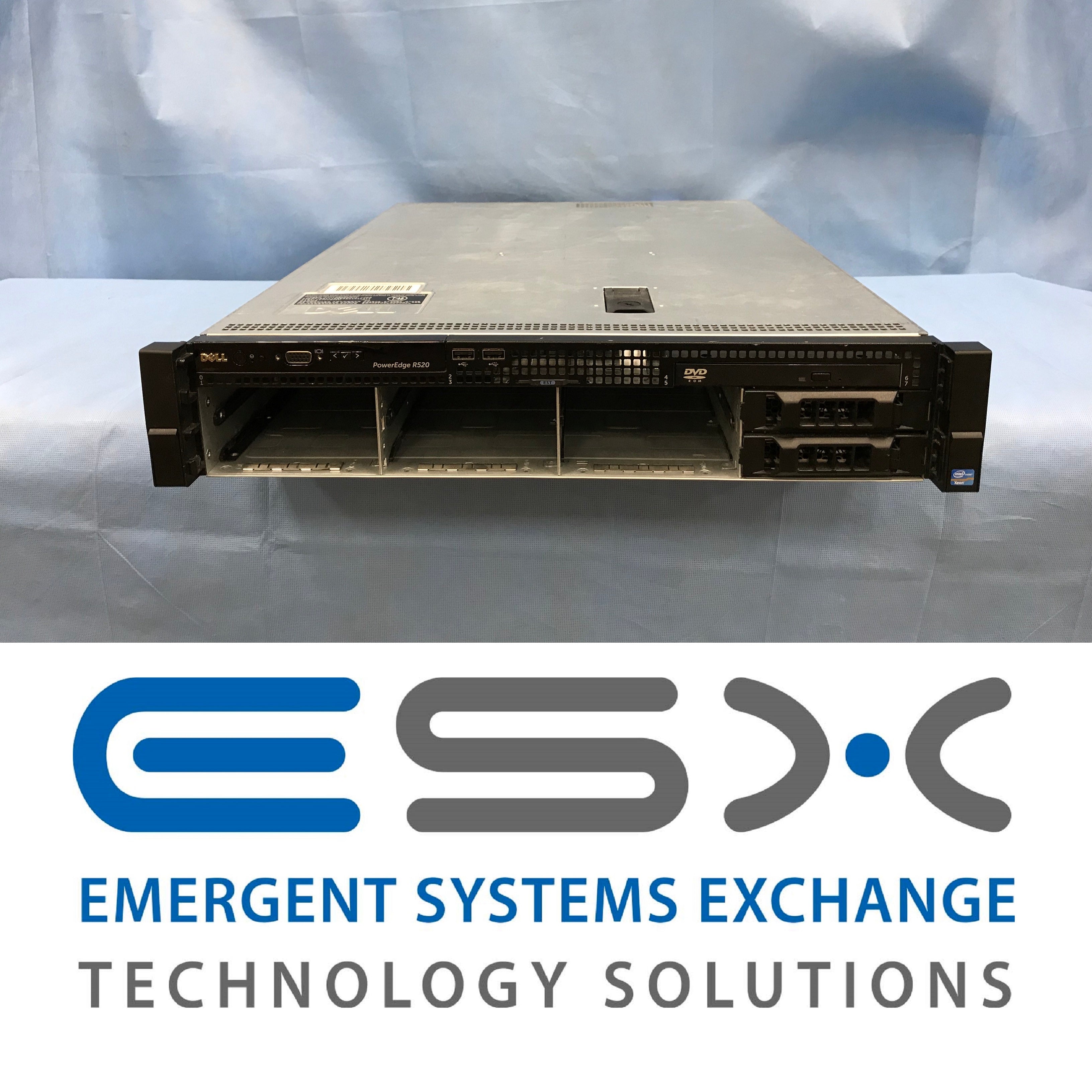 Dell PowerEdge R520 Server - E5-2407 @ 2.2Ghz 48GB RAM NO HDDs H310 Dual PSU