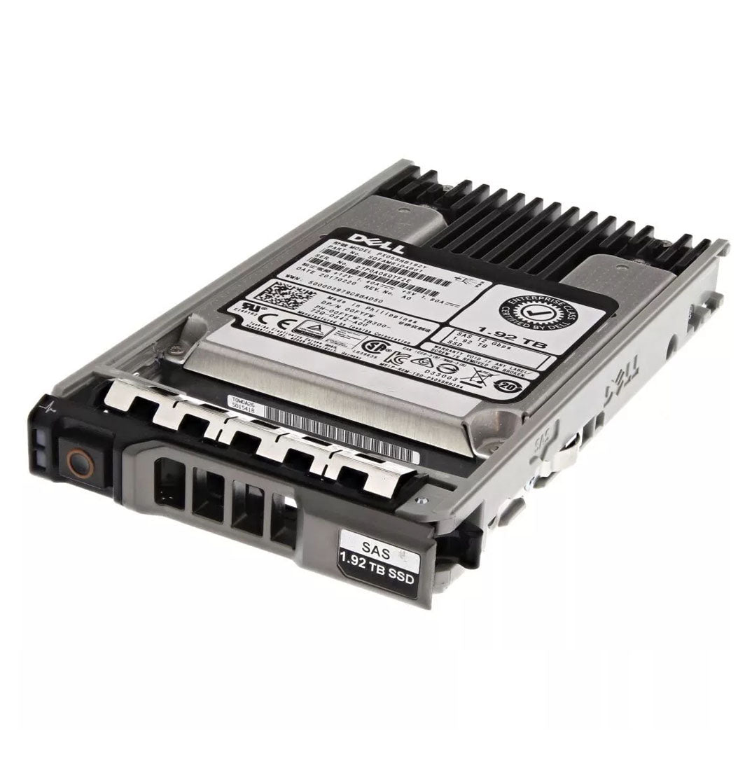 Dell 2.5" 1.92TB SAS 12Gbps RI Enterprise 512n 1 DWPD SSD | R9RXG