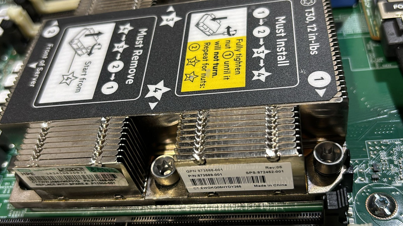 HPE P11604-001 64bit 6C Processor kit P11888-001 with Intel Xeon 3204 1.90Ghz v4