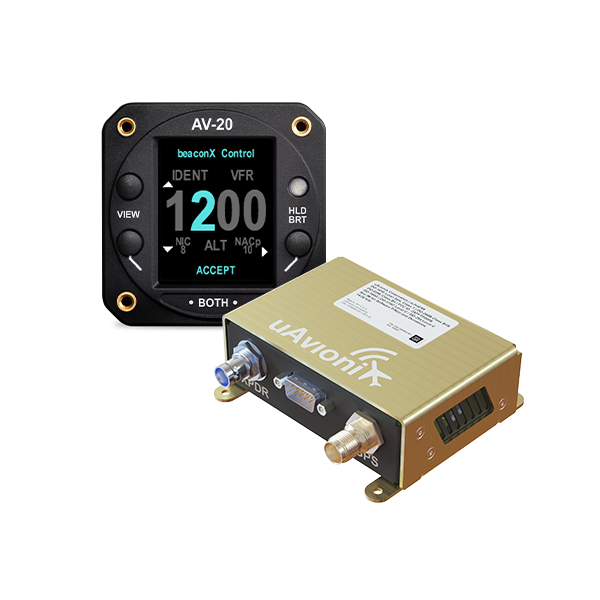 uAvionix echoESX Experimental + AV-30-E Bundle ADS-B Remote Transponder UAX-90122-01