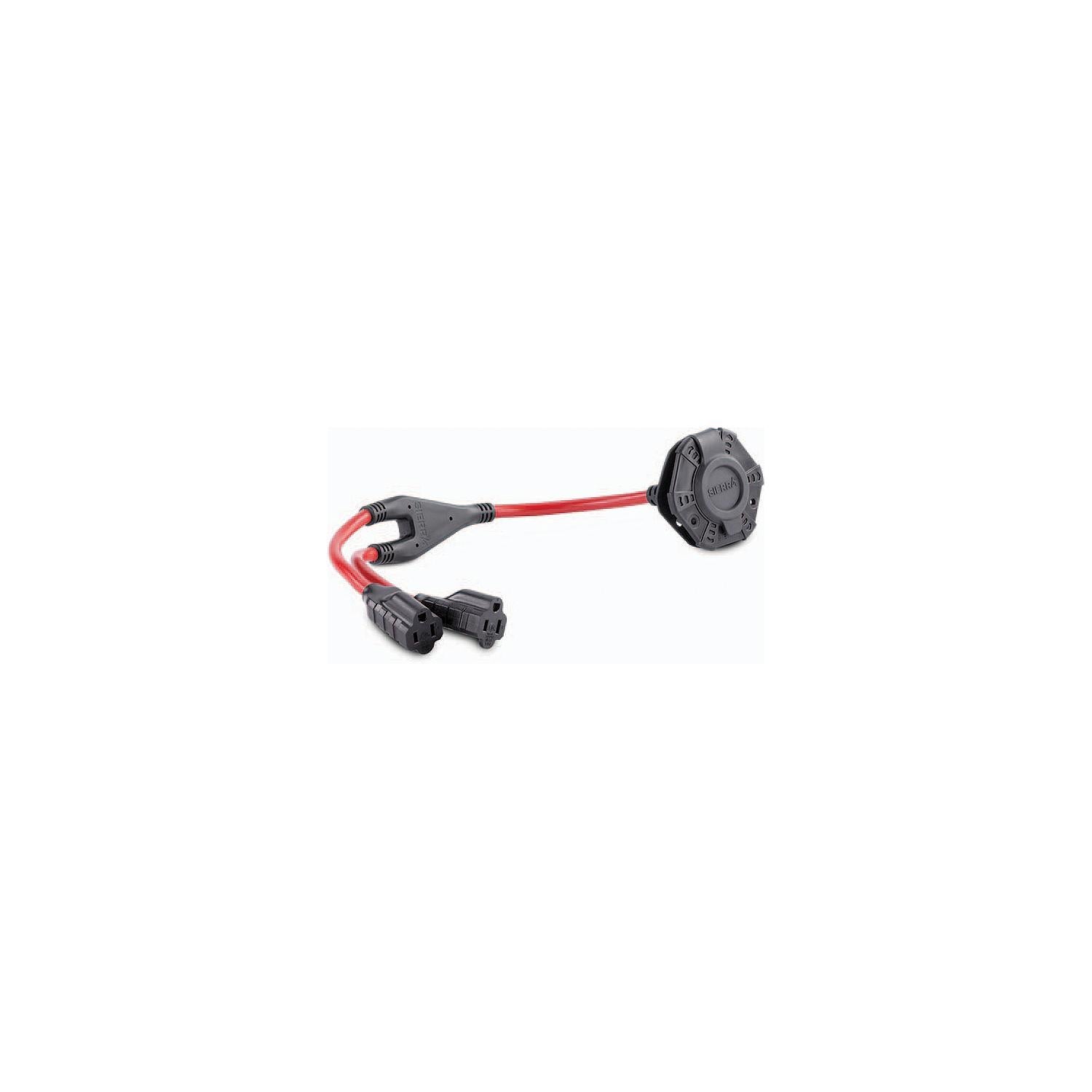 Sierra AC12420 15A Inlet Port With Extension, 18" Dual