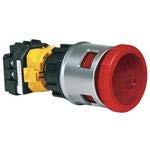 IDEC Corporation XN4E-LL413Q4MR SWITCH; E-STOP; PADLOCK; 44MM MUSHROOM; ILLUMINATED; 24VAC/DC; 3 NC / 1 NO