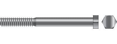 Seachoice SC30058 Cap Screw Hex Head, 1/4"-20 x 1-1/2"