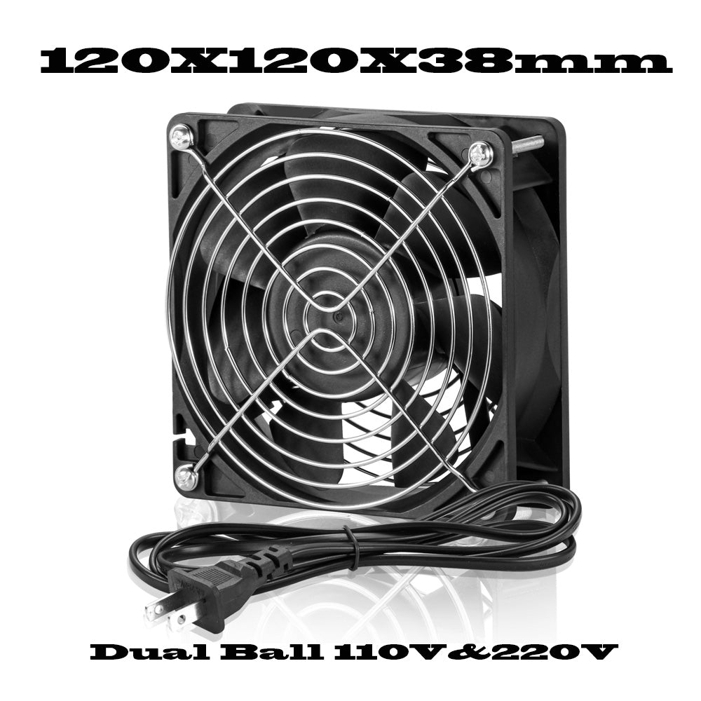 SXDOOL EC Axial Fan AC 115/230V 60mm / 70mm / 80mm / 92mm / 120mm / 172mm Series with Power Cord