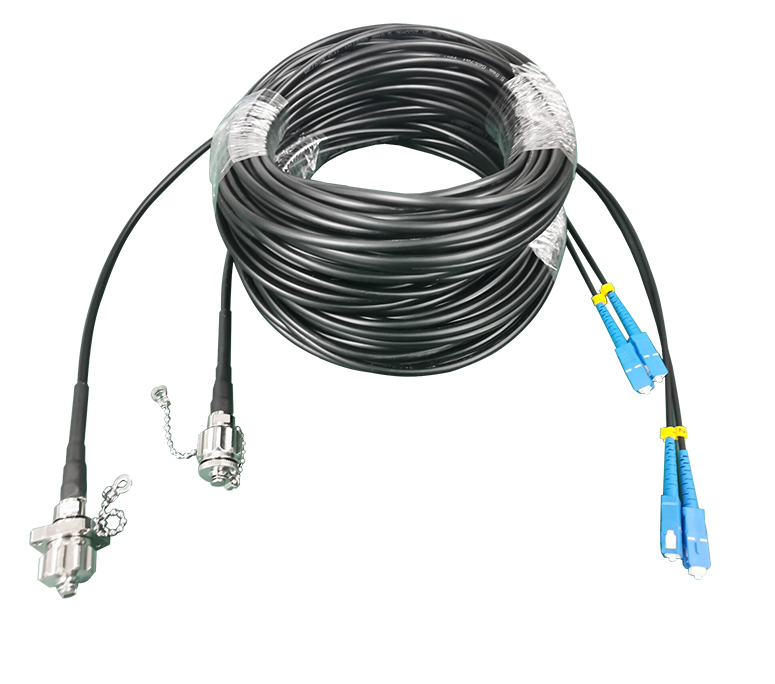 2 Core ODC-LC/SC/FC/ST Single Mode Outdoor Waterproof Patch Cable