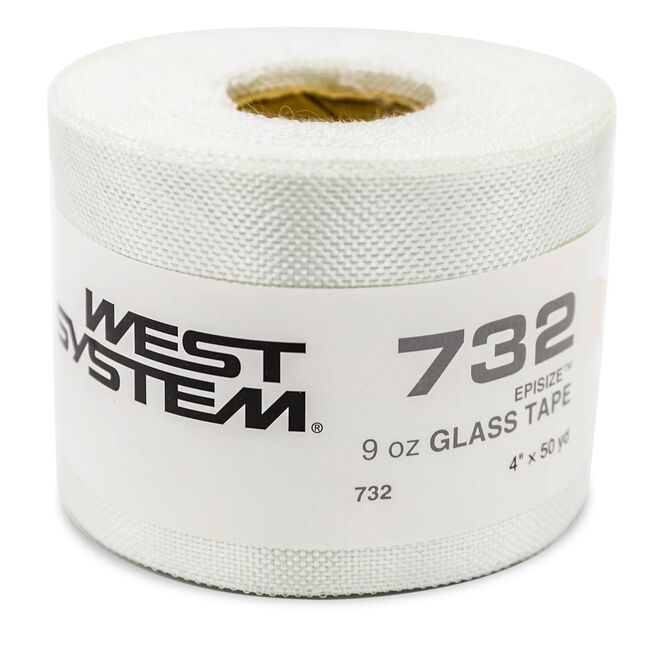 West System 732 9 oz. Glass Reinforcing Tape, 4" x 10', 3/case