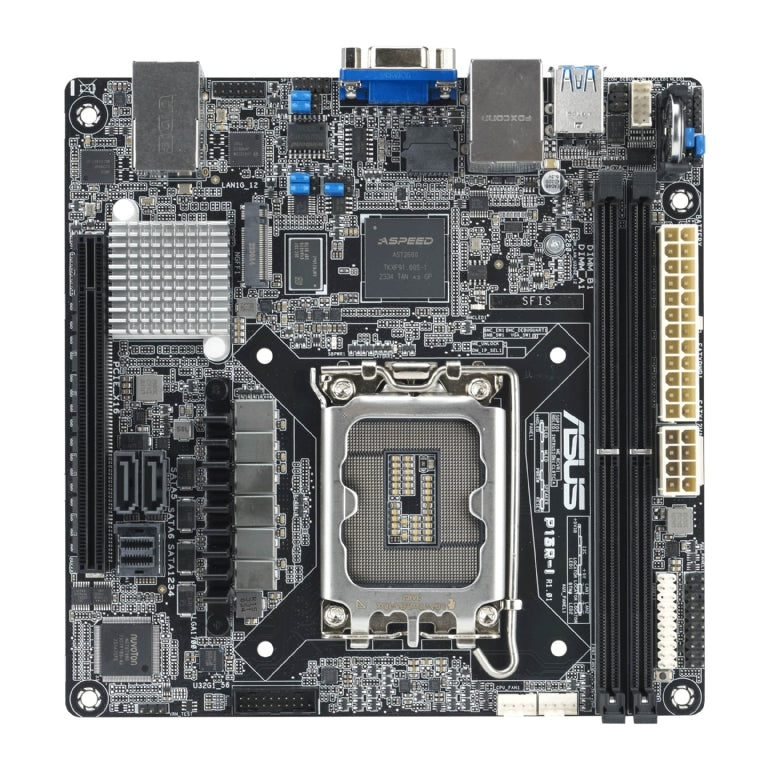ASUS P13R-I Server Motherboard. Xeon E-2400 Support. Dual Gigabit LAN Onboard. VGA Video Onboard. Integrated IPMI Remote KVM. Includes ASMB11 Module