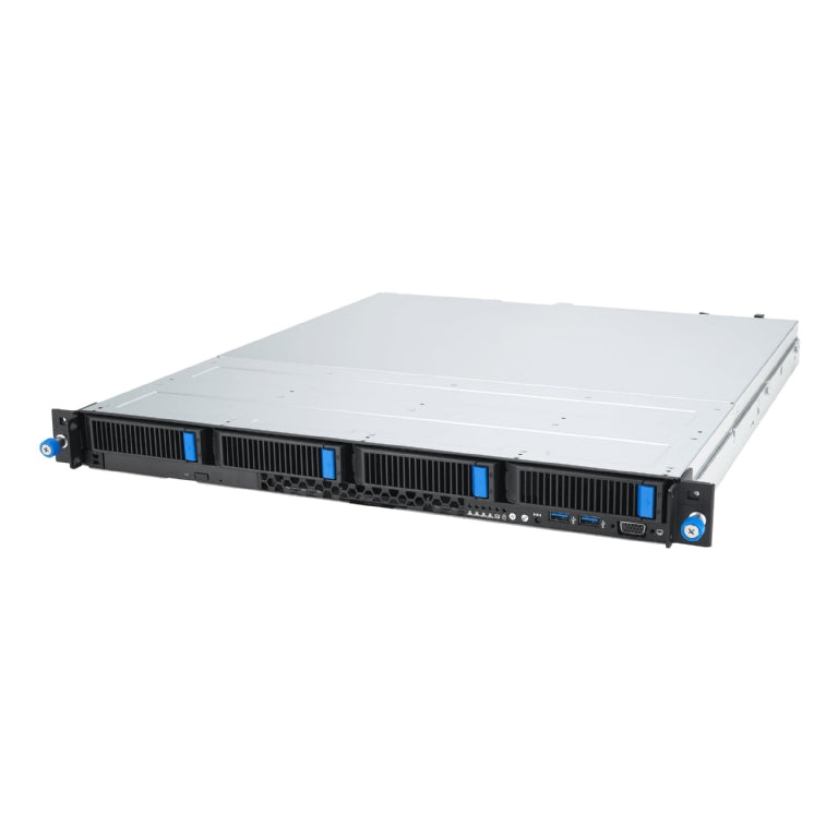 ASUS RS300-E12-RS4 1U Rackmount Xeon E-2400 Series Server - 4x Hot-Swap Bays - Dual Gigabit LAN - Redundant PSU