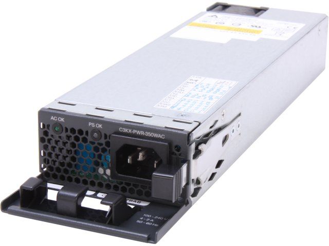 C3KX-PWR-350WAC= Cisco 350 Watts Redundant Hot Swappable Power Supply for Catalyst 3750-X-3560-X Series