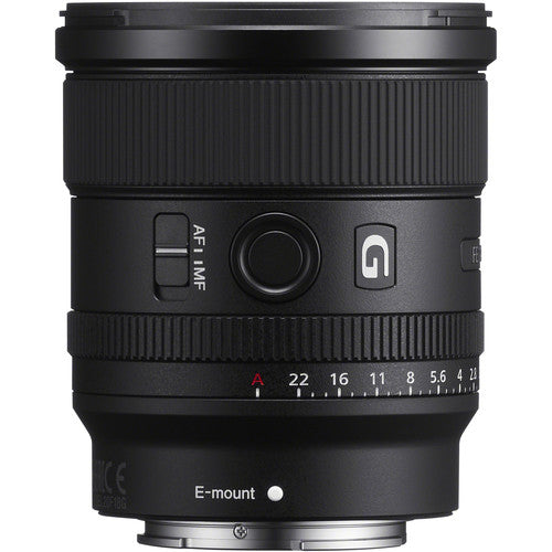 Sony 20mm f/1.8G FE Lens