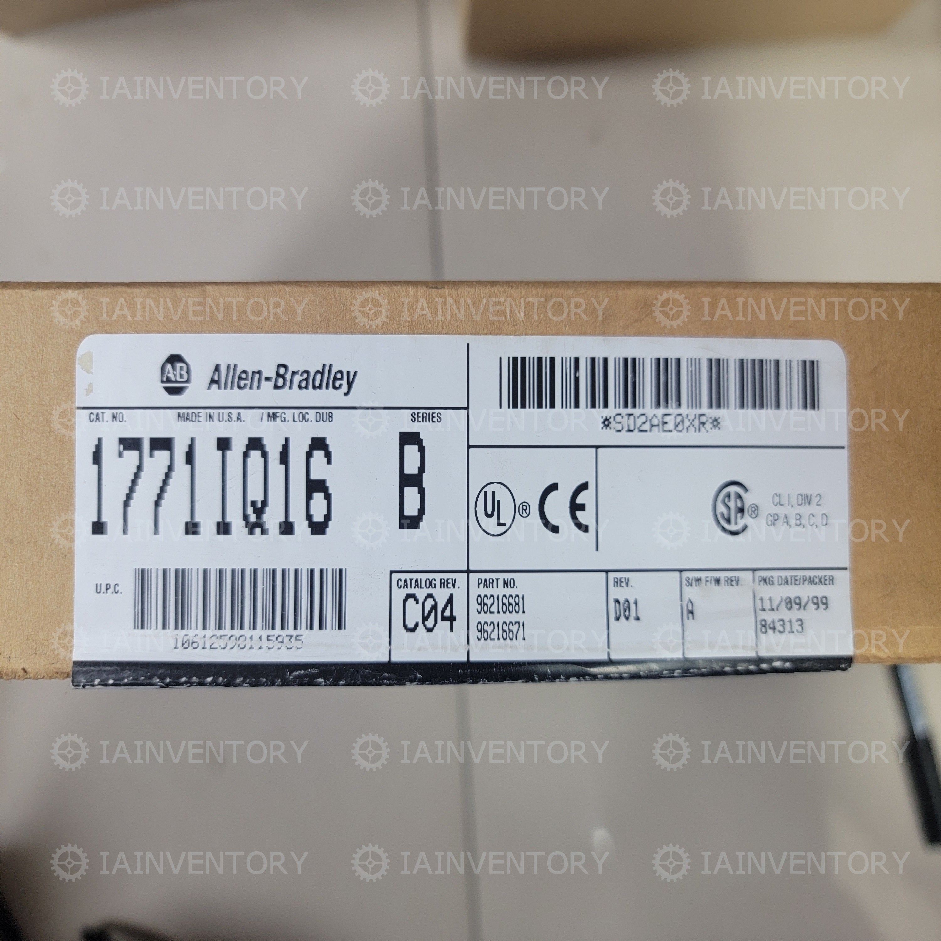 1771-IQ16 Allen-Bradley