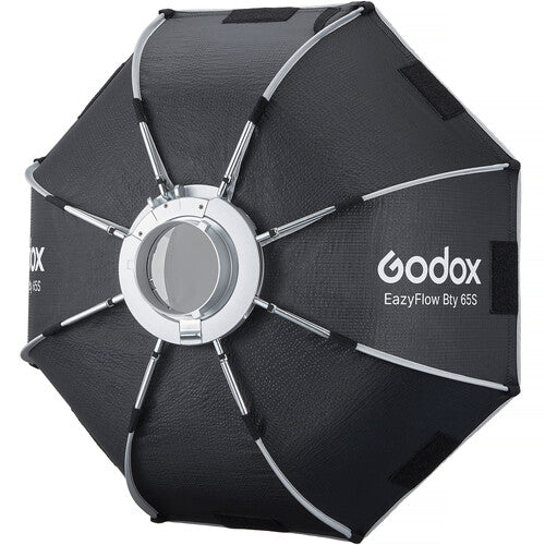 Godox EazyFlow Bty 65W Collapsible Beauty Dish (Black/White, 25.5"/64.8cm)
