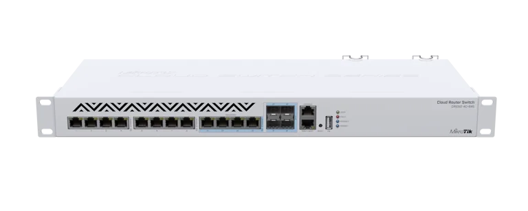 MikroTik CRS312-4C+8XG-RM 10G Cloud Router Switch