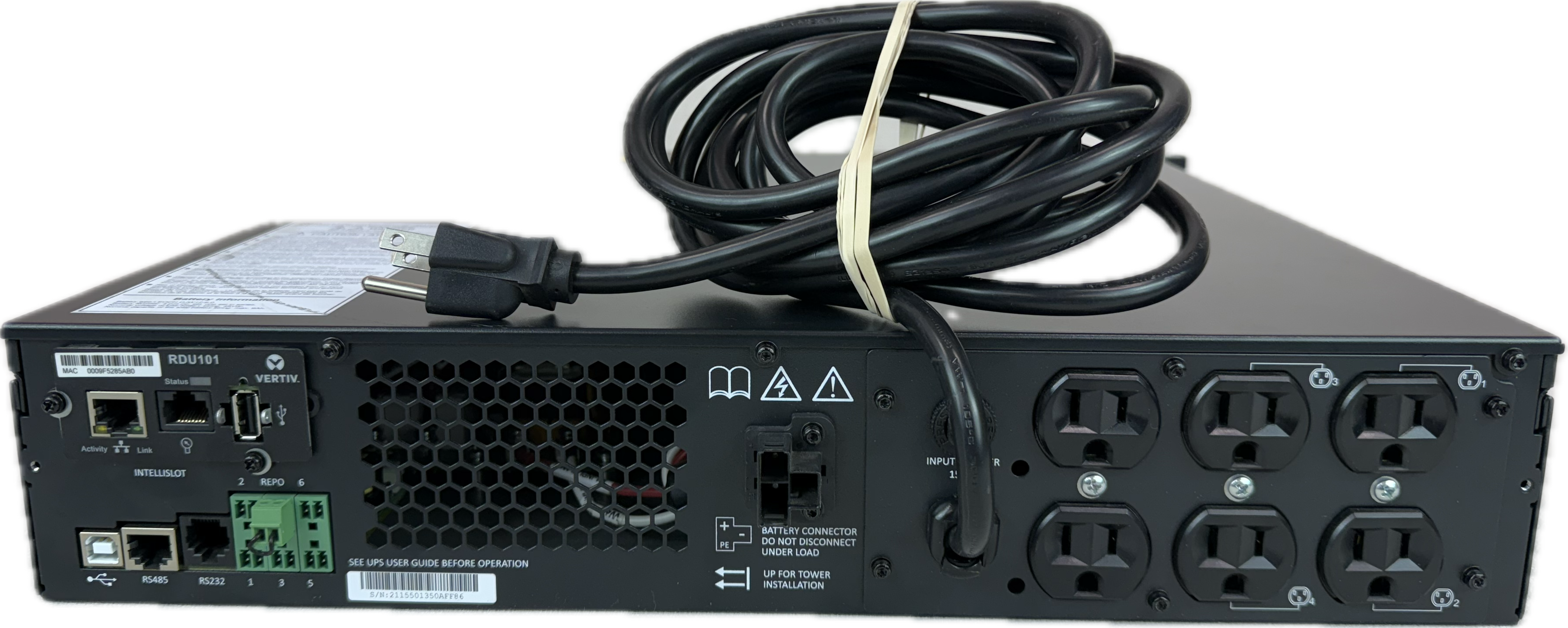 Vertiv Liebert GXT5-1500LVRT2UXL 1500VA 1350W 120VRack/Tower UPS | *See notes*