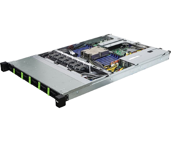 ASRock 1U12E-GENOA/2L2T 12-Bay SFF NVMe 1U Server