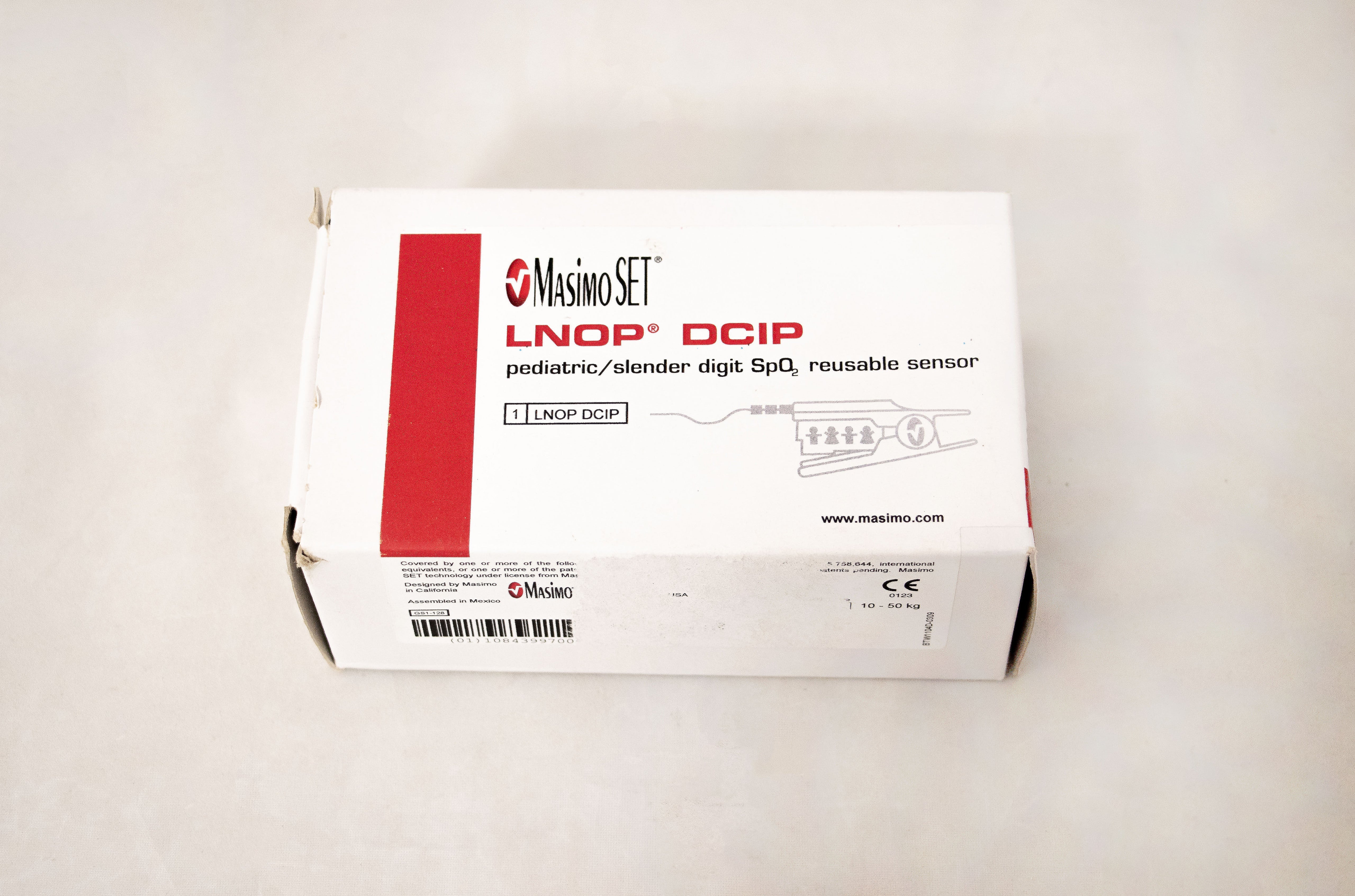 MasimoSet LNOP DCIP 1276 Pediatric Finger Sensor