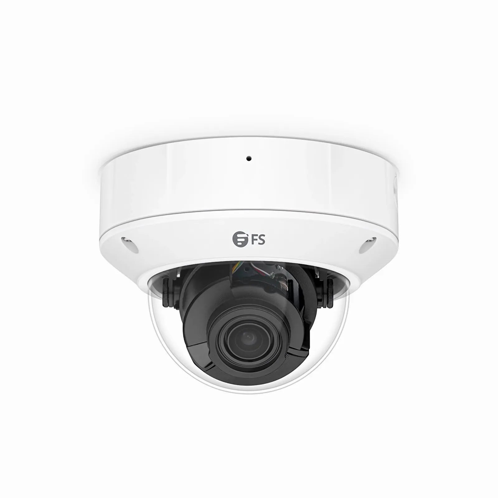 IPC304-8M-D Dome Camera, with 2.8 ~ 12mm Varifocal Lens, 8MP Resolution, Built-in Mic, 131ft Night Vision, Smart Intrusion Prevention IP67＆IK10 PoE Network Camera