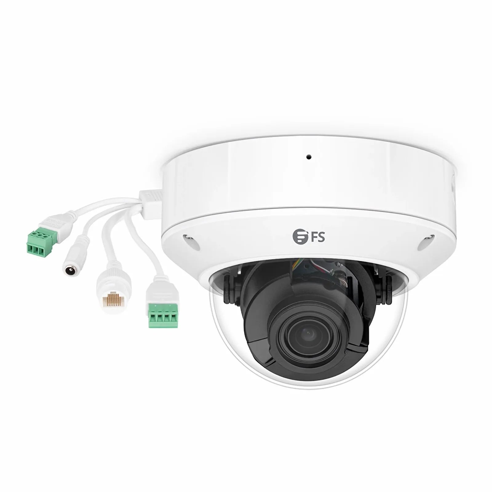 IPC304-8M-D Dome Camera, with 2.8 ~ 12mm Varifocal Lens, 8MP Resolution, Built-in Mic, 131ft Night Vision, Smart Intrusion Prevention IP67＆IK10 PoE Network Camera