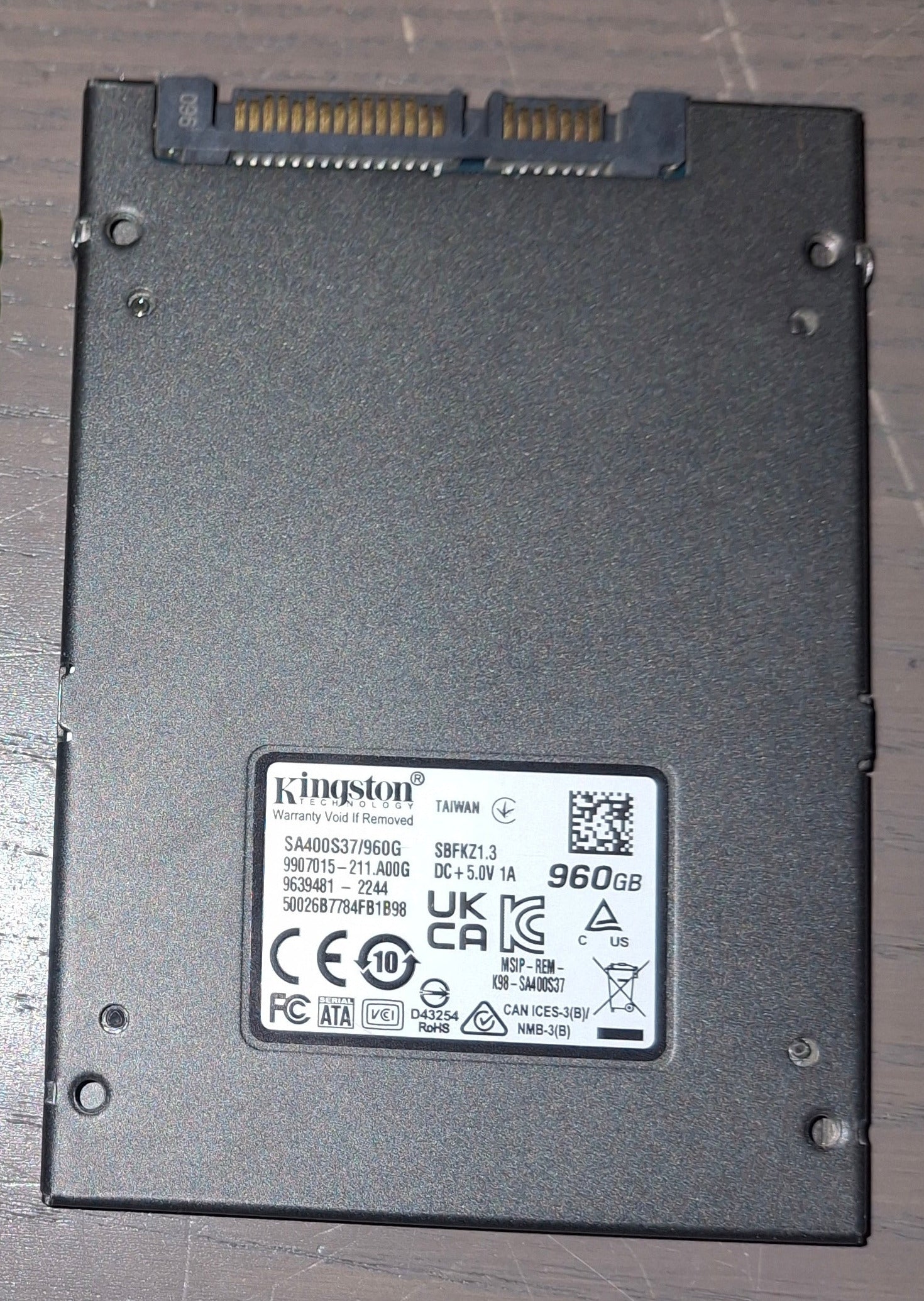 Kingston 960GB A400 SATA3 2.5 Internal SSD
