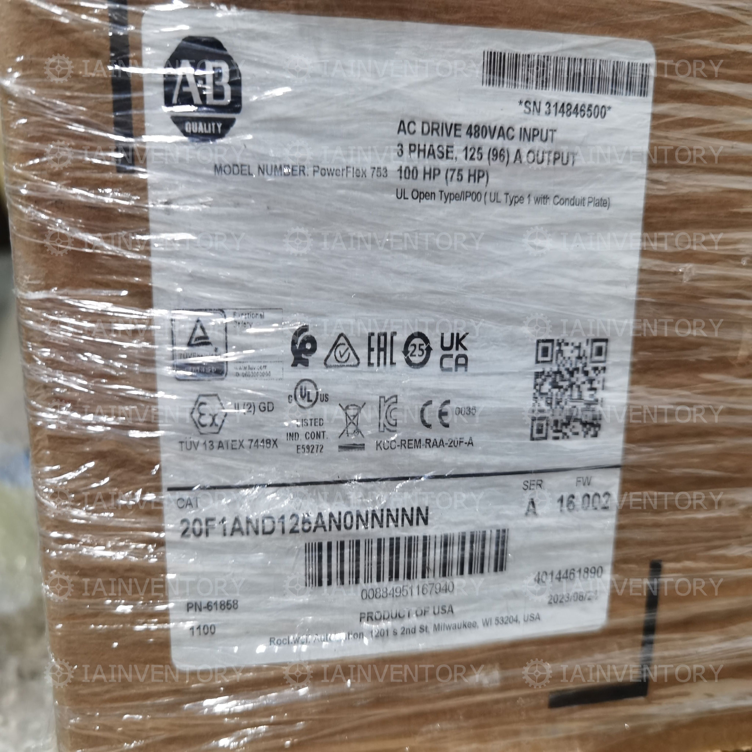 20F1AND125AN0NNNNN Allen-Bradley