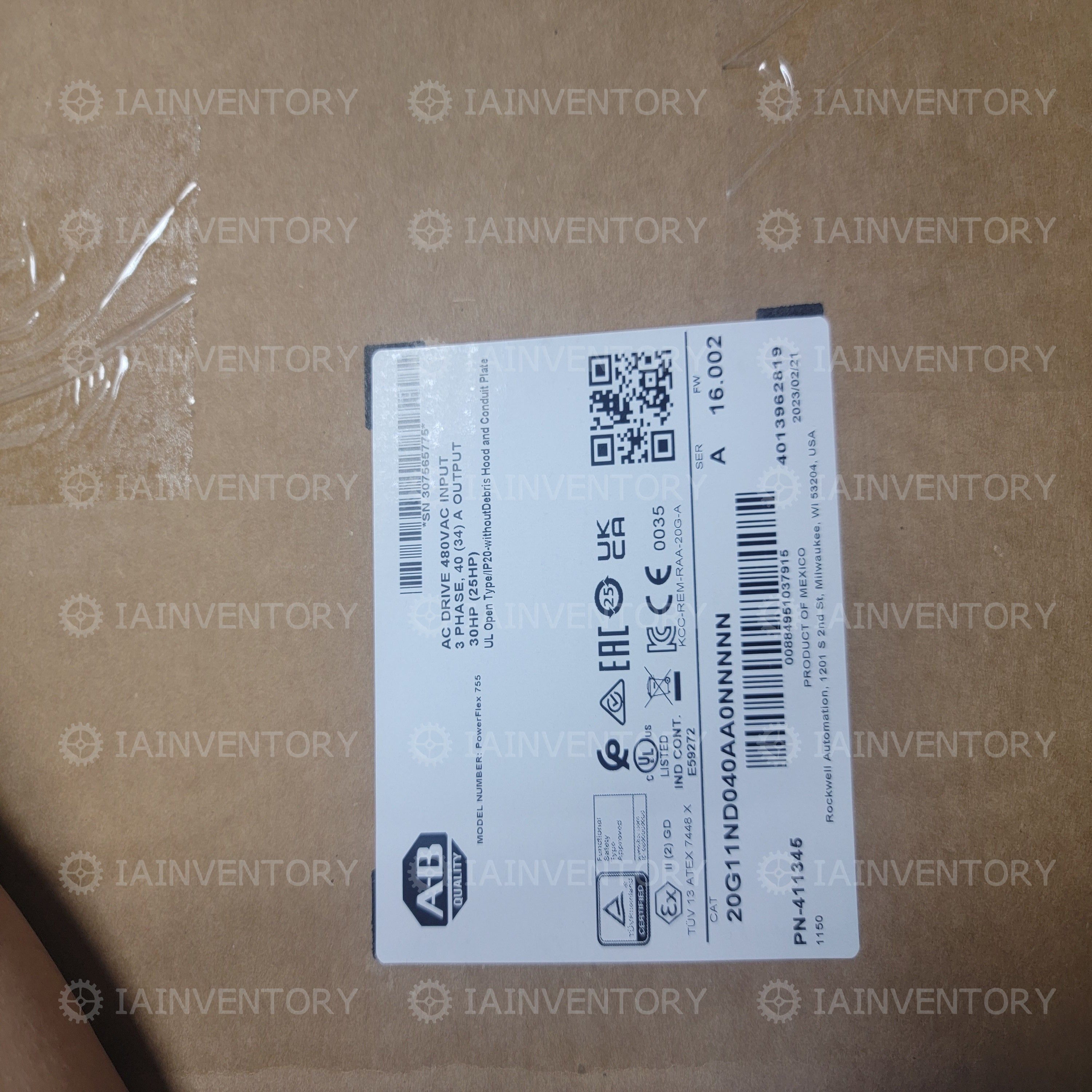 20G11ND040AA0NNNNN Allen-Bradley