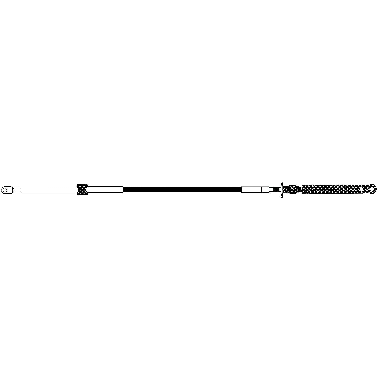 Uflex C14X10 UFLEX C4 Johnson/Evinrude (OMC) After 1979 Engine Control Cable