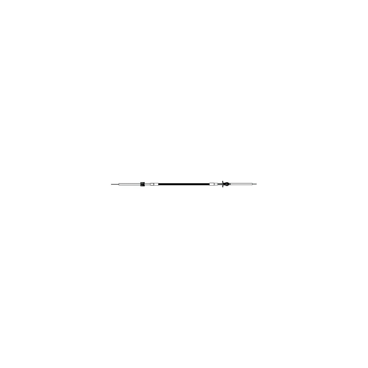Uflex C4X13 UFLEX Johnson/Evinrude (OMC) Pre 1979 Engine Control Cable, 13'