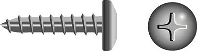 Seachoice SC0556 Phillips Tapping Screw Pan Head, #12 x 1/2"