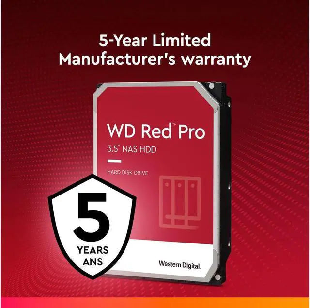 Alt view image 5 of 7 - WD Red Pro WD240KFGX 24TB 7200 RPM 512MB Cache SATA 6.0Gb/s 3.5" Hard Drives