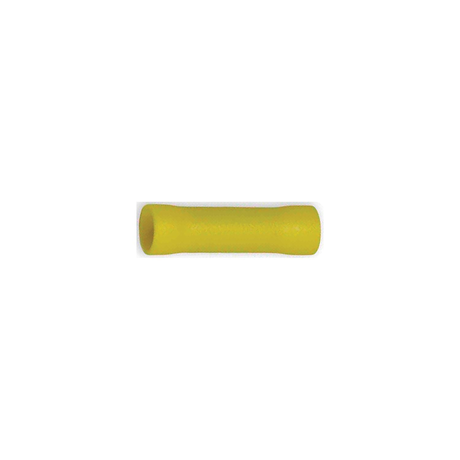 Wirthco 80816 Battery Doctor General Purpose Yellow Vinyl Insulated Butt, Connector, 12-10 AWG, 25/Pk.