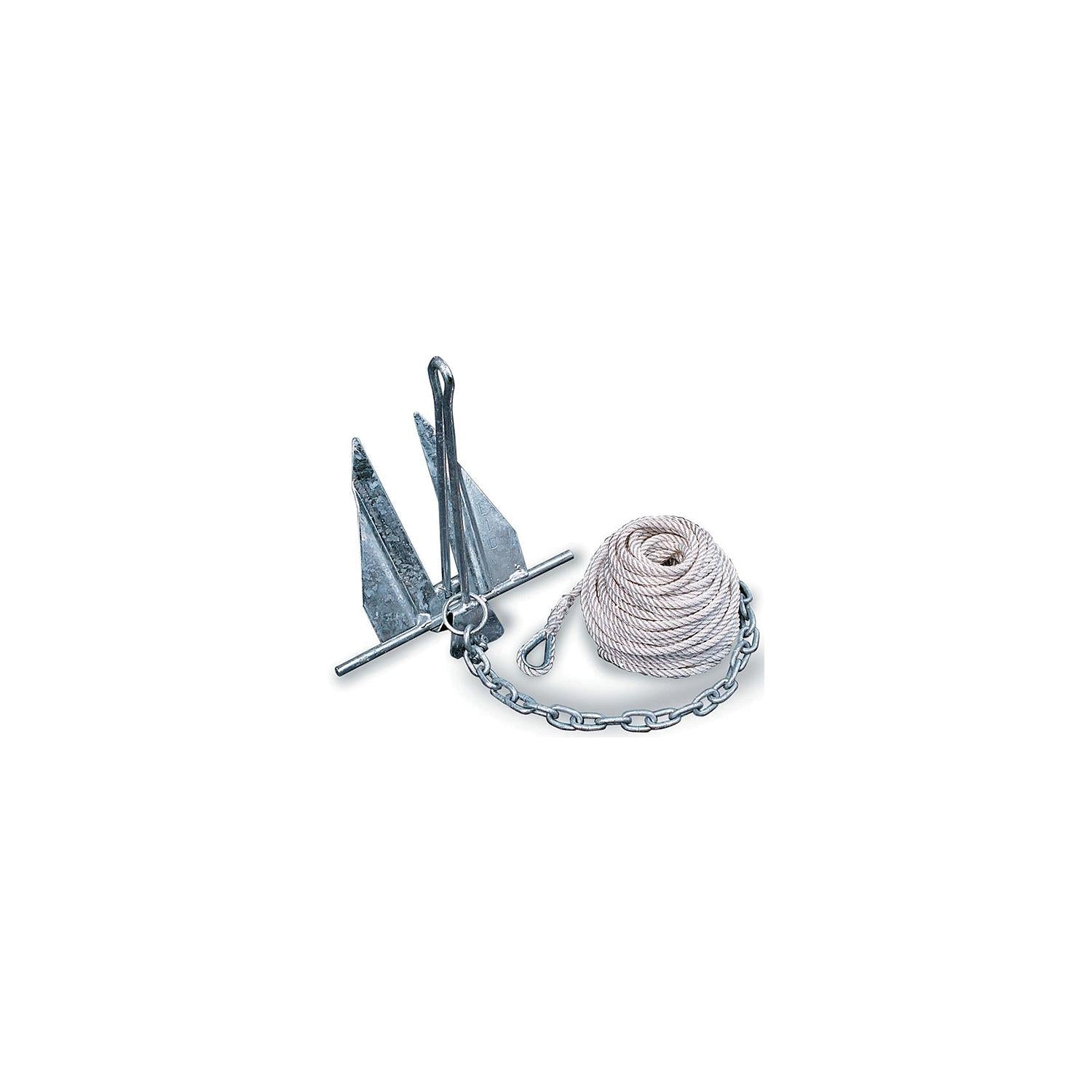 Tie Down Engineering 95095 Super Hooker Anchor Kit Includes Anchor, Anchor Line, Chain & (2) Shackles