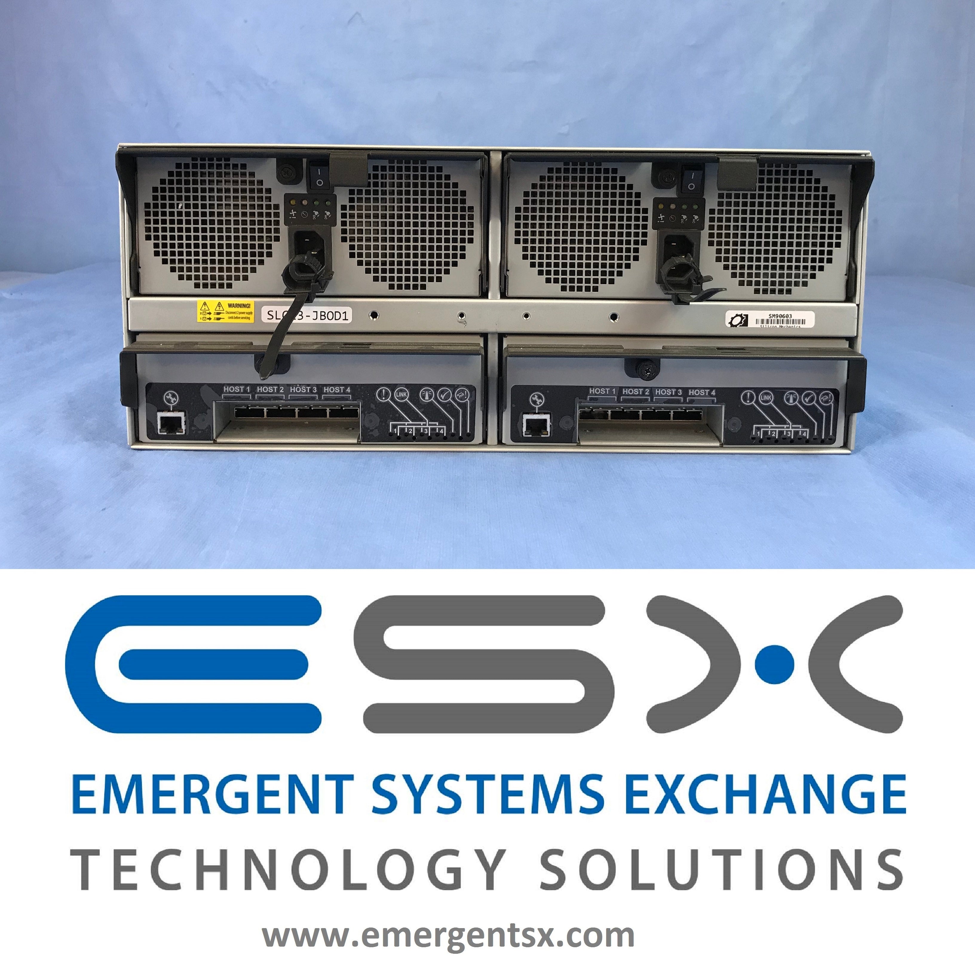Newisys NDS-4600-JD-05 180TB Direct Attach Self Encrypting Backup Storage Array