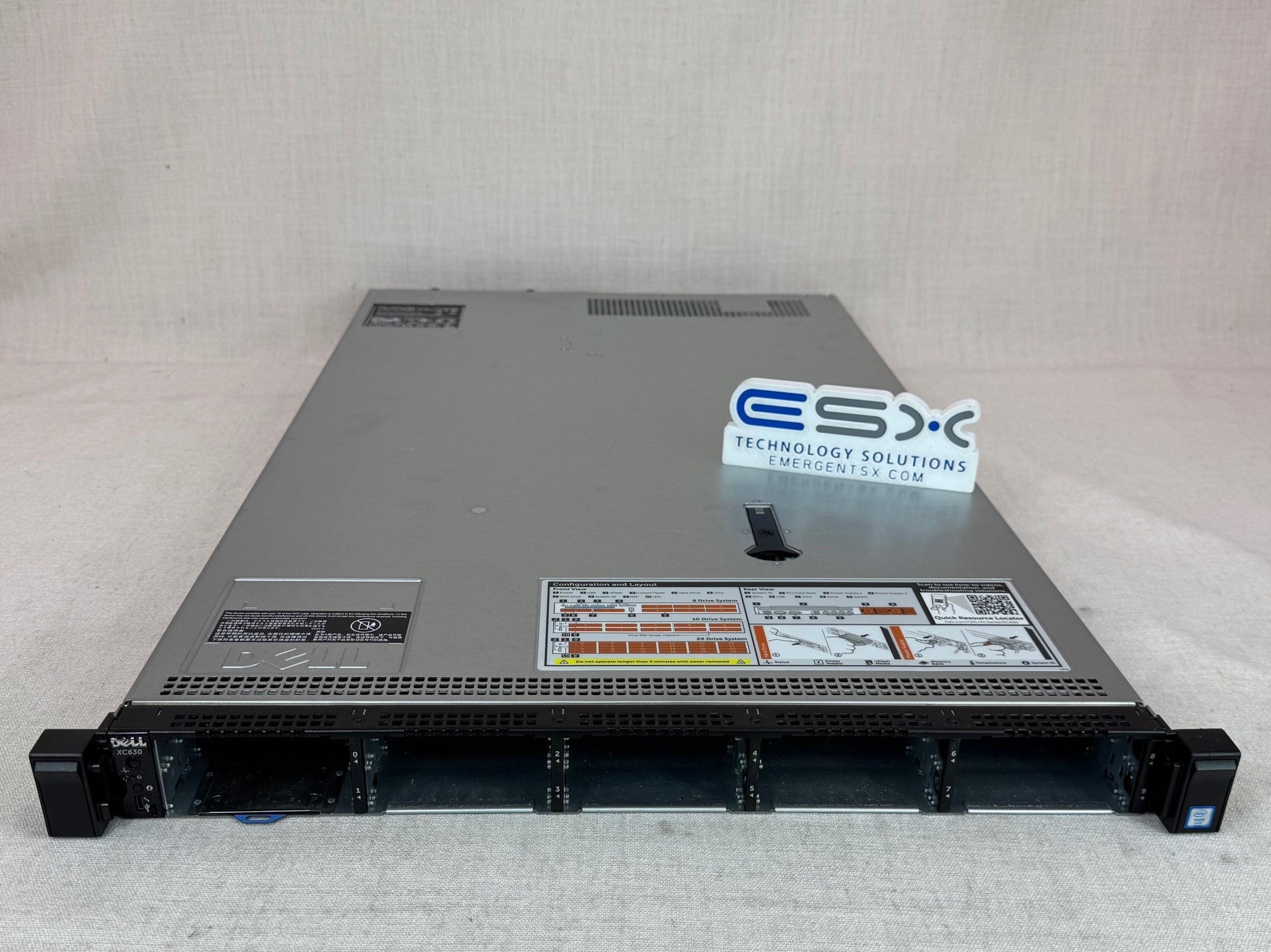 Dell PowerEdge XC630 10x 2.5” Server(same as R630) – 2x 14C E5-2680v4, 64GB RAM