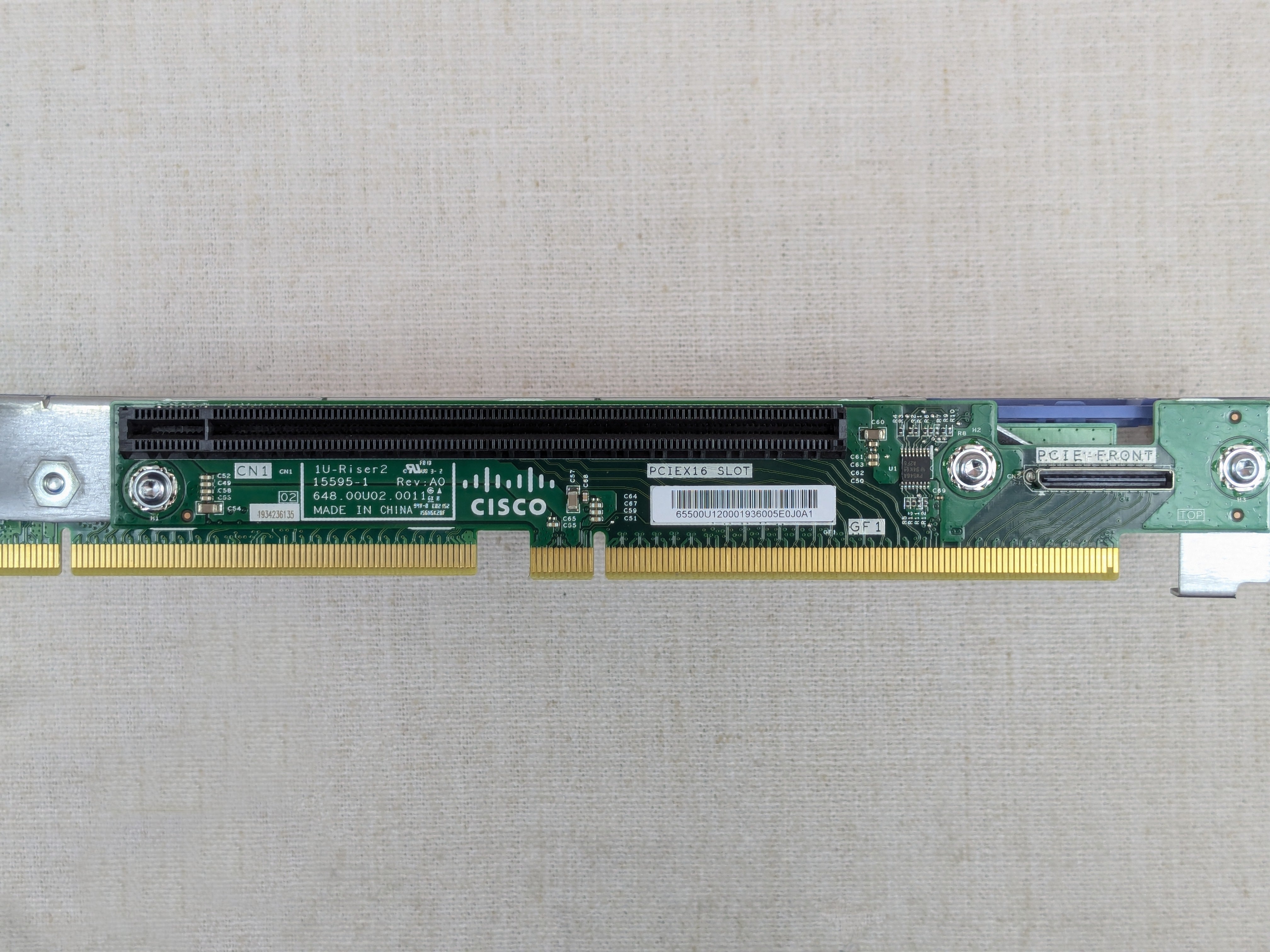 Cisco 15595-1 Riser 1 & 2 Card with Mounting Bracket for UCS C220 M5