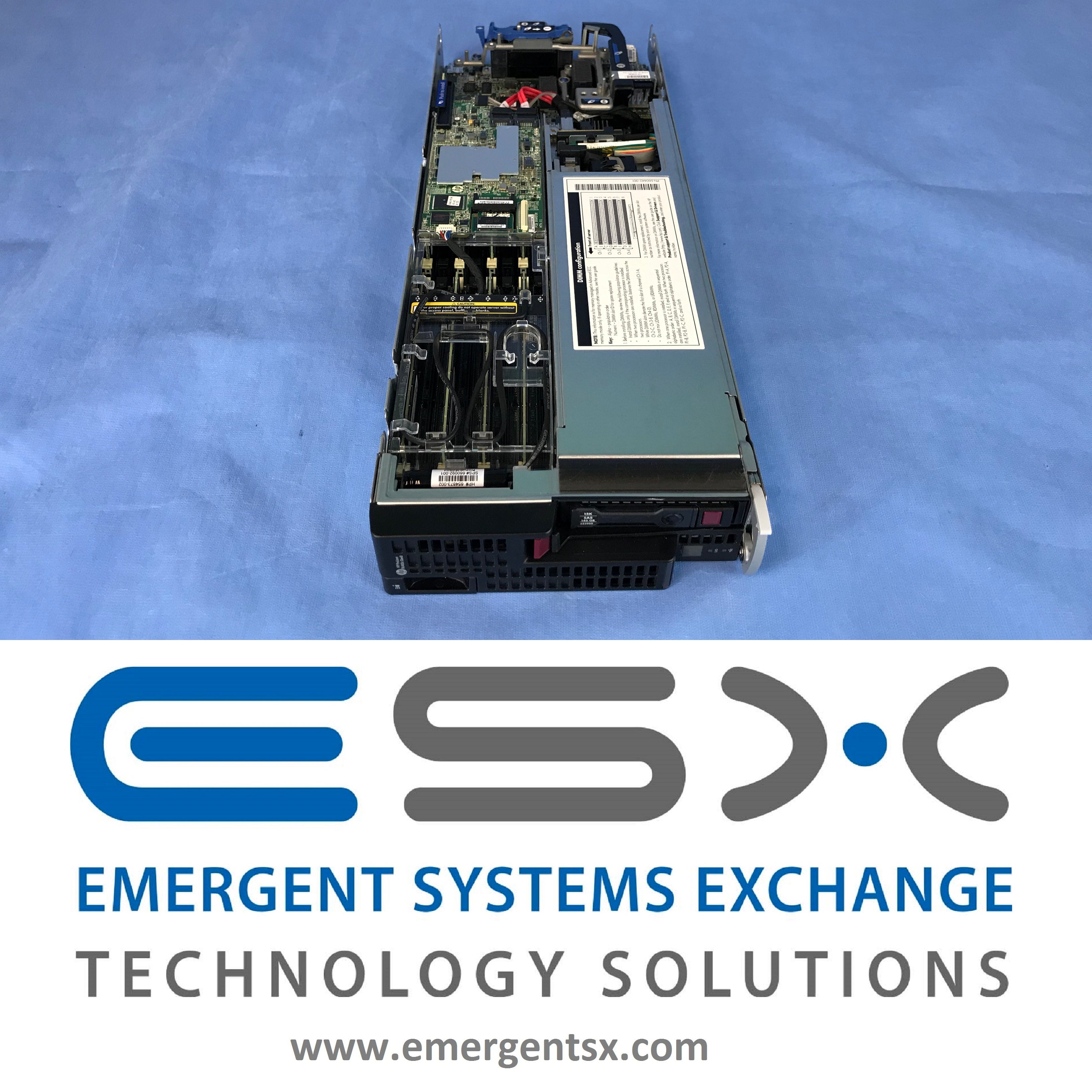HP 634975-B21 BL465c G8 Blade Server 2x AMD 6378 @ 2.4GHz 96GB RAM 2x 146GB 15k