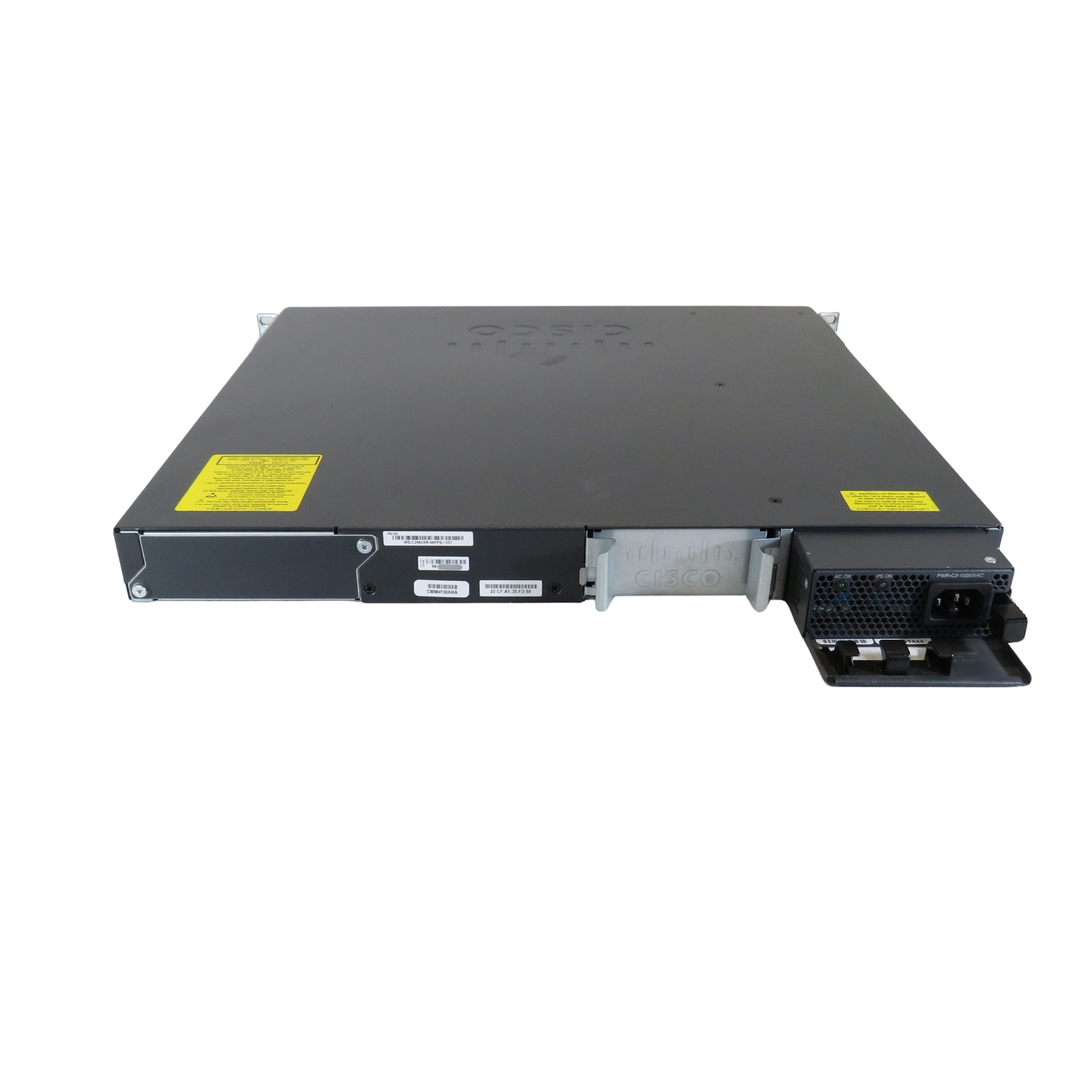 Cisco WS-C2960XR-48FPS-I Catalyst 2960-XR 48 GigE PoE 4 x 1G SFP Switch (Refurbished)