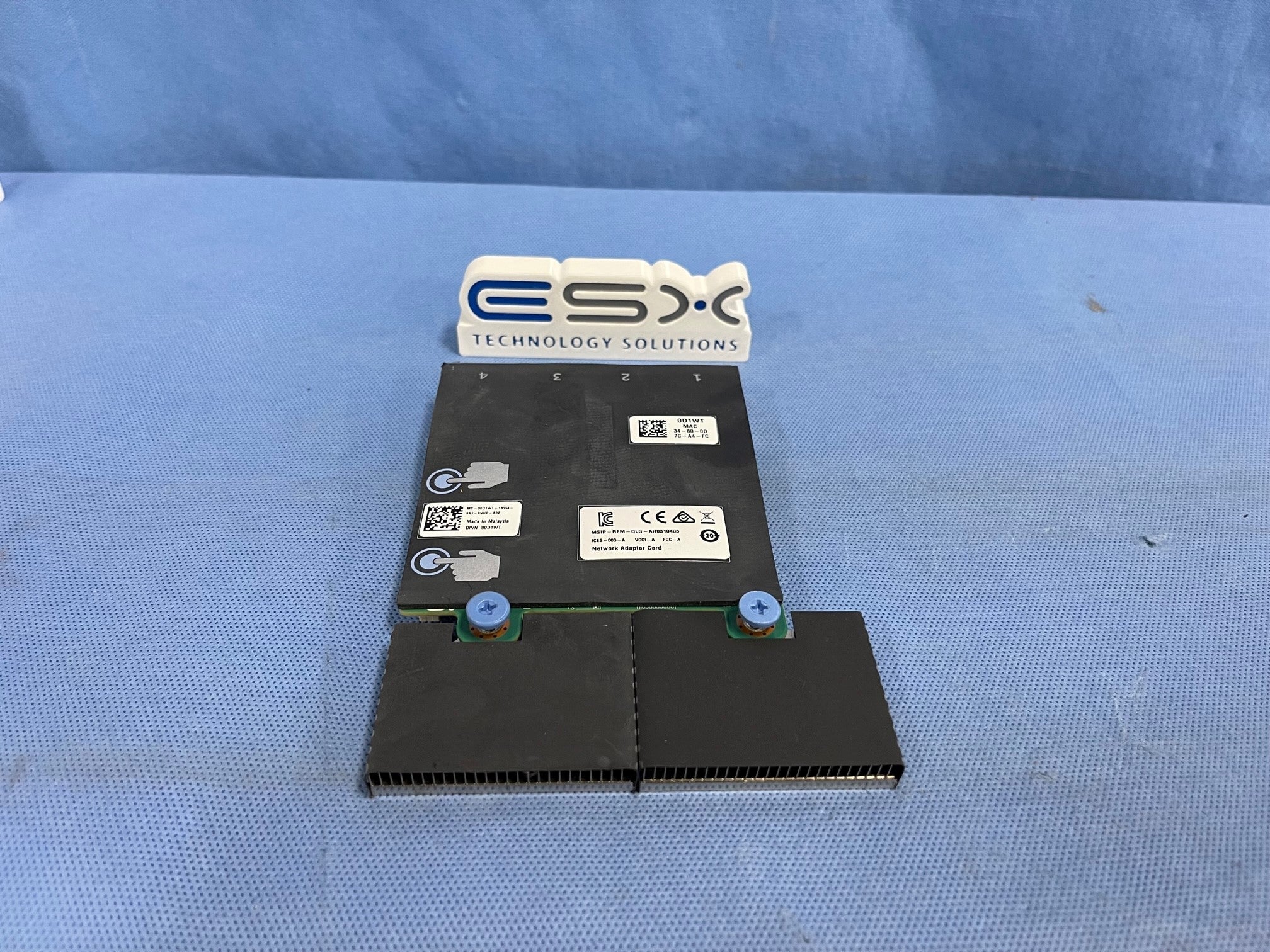 Dell 0D1WT QLogic QL41162HMRJ 2x 1GbE, 2x 10GBASE-T Network Daughter Card